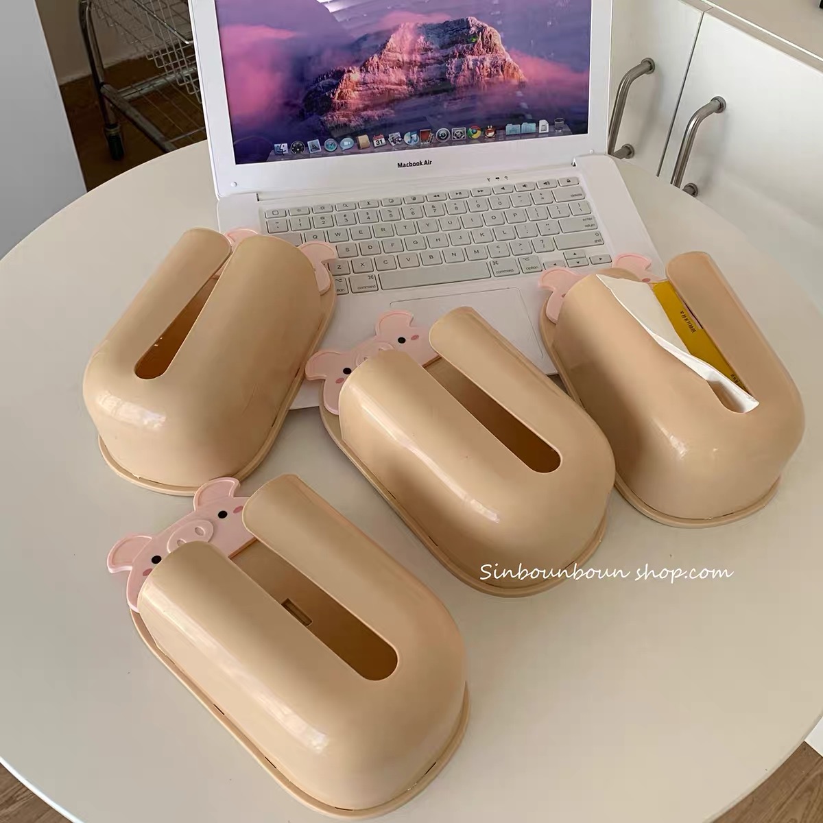 Fancy adhesive wall tissue box DCZZ177 images